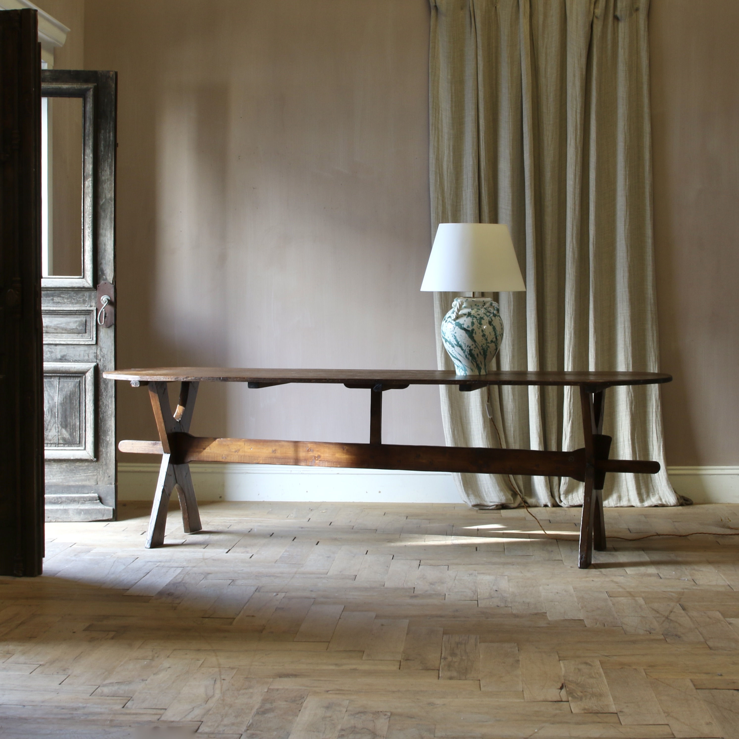 150-75 - Cross Base Console Table